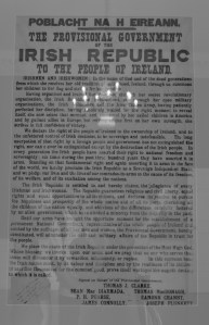 Treaty for Independence from England that started a brief and bloody 1919 rebellion.