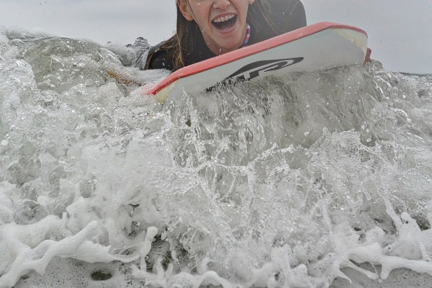 You will need to wear a wetsuit but the waves are great!