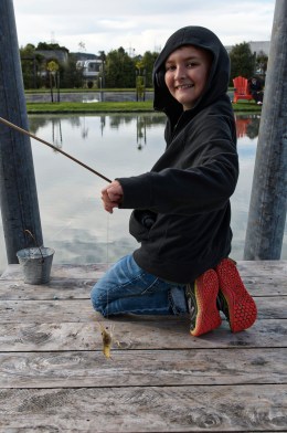 Followed by Little G who hooked a big 'un