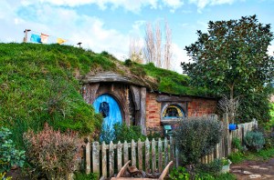 A hobbit hole only used for exterior shots nothing inside.
