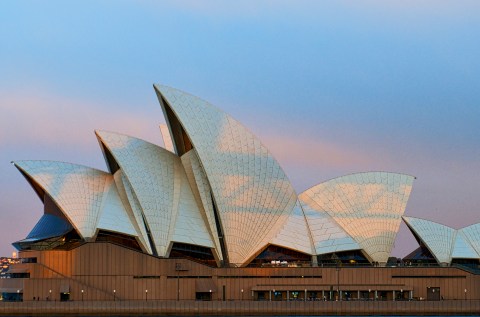 The Sydney Opera House at 6am